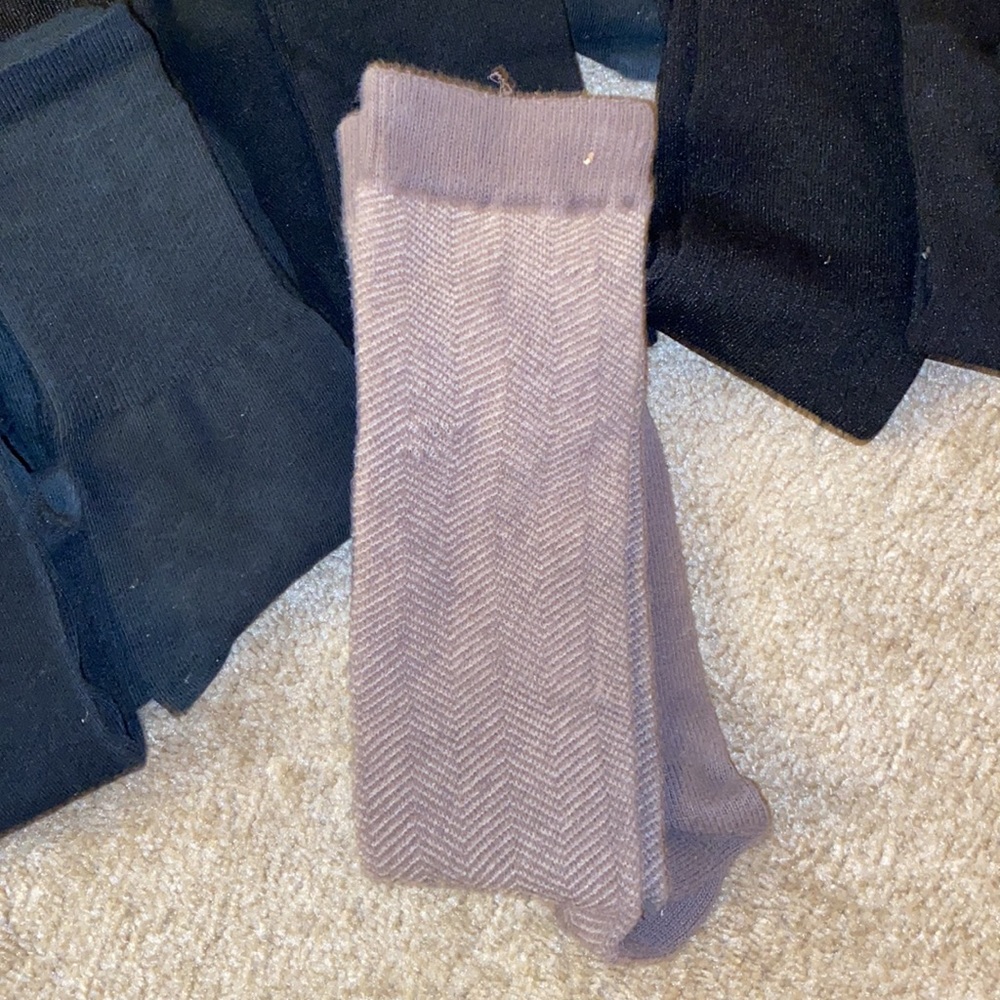 14 pairs of black socks, no holes. Some ankle socks, some long socks. - Picture 3 of 6